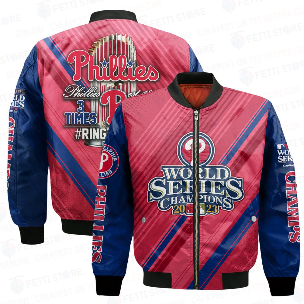 Philadelphia Phillies Major League Baseball AOP Bomber Jacket BJ617