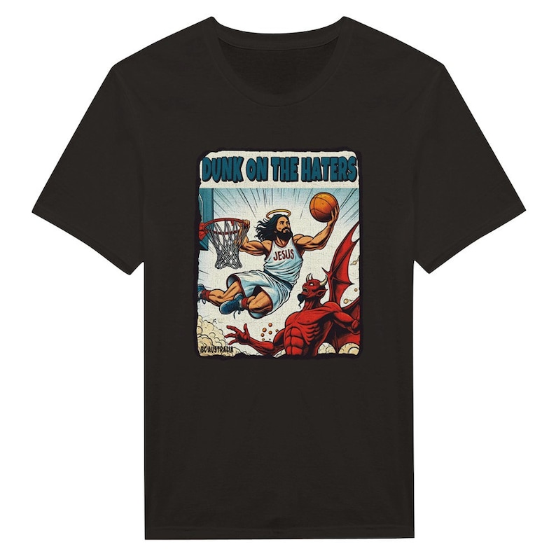 Jesus Dunk on the Haters T-shirt