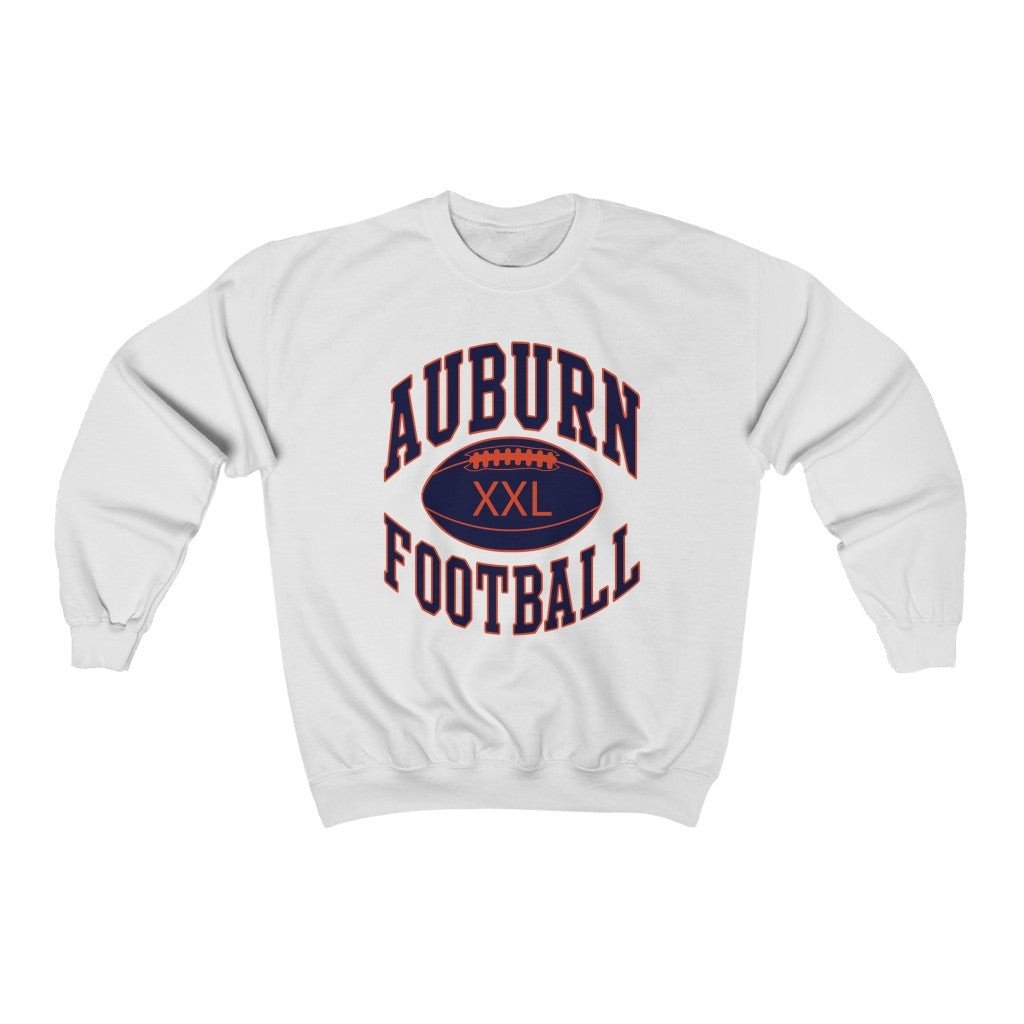 Vintage 90S University Of Auburn Tiger Football Sweatshirt 211017