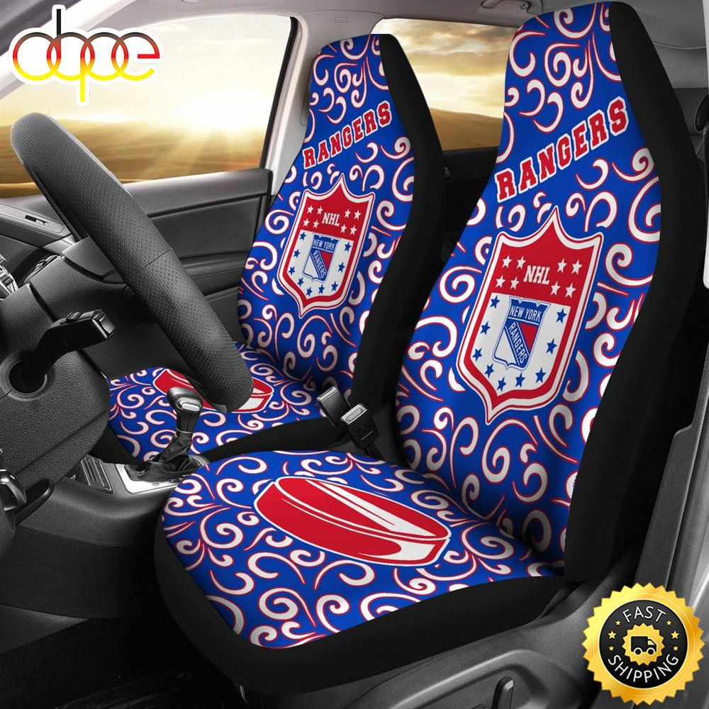 New York Rangers Car Seat Covers Sets For Car CSC6769