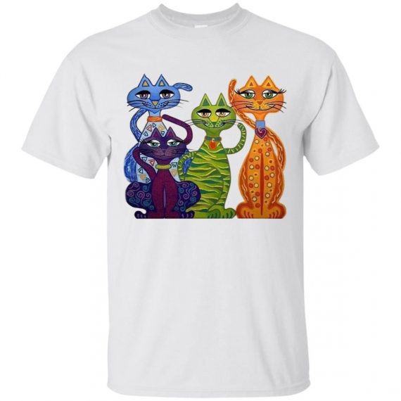 Cat Lover Gift Cat Family T-Shirt Qd …