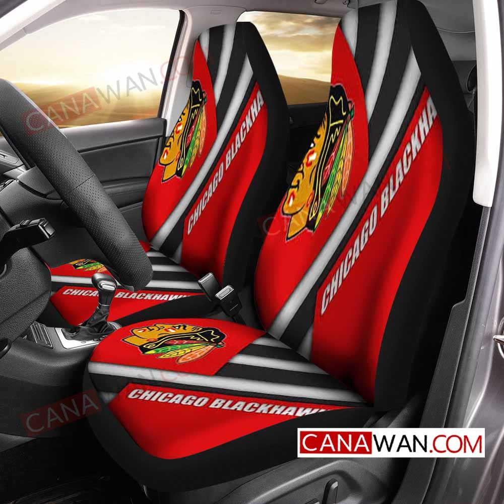 Chicago Blackhawks Car Seat Cover Set CSC8566