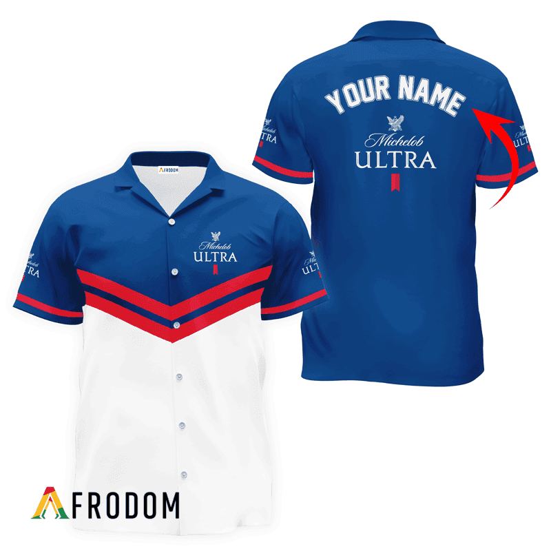 Personalized Michelob Ultra Blue Tennis Hawaiian Shirt