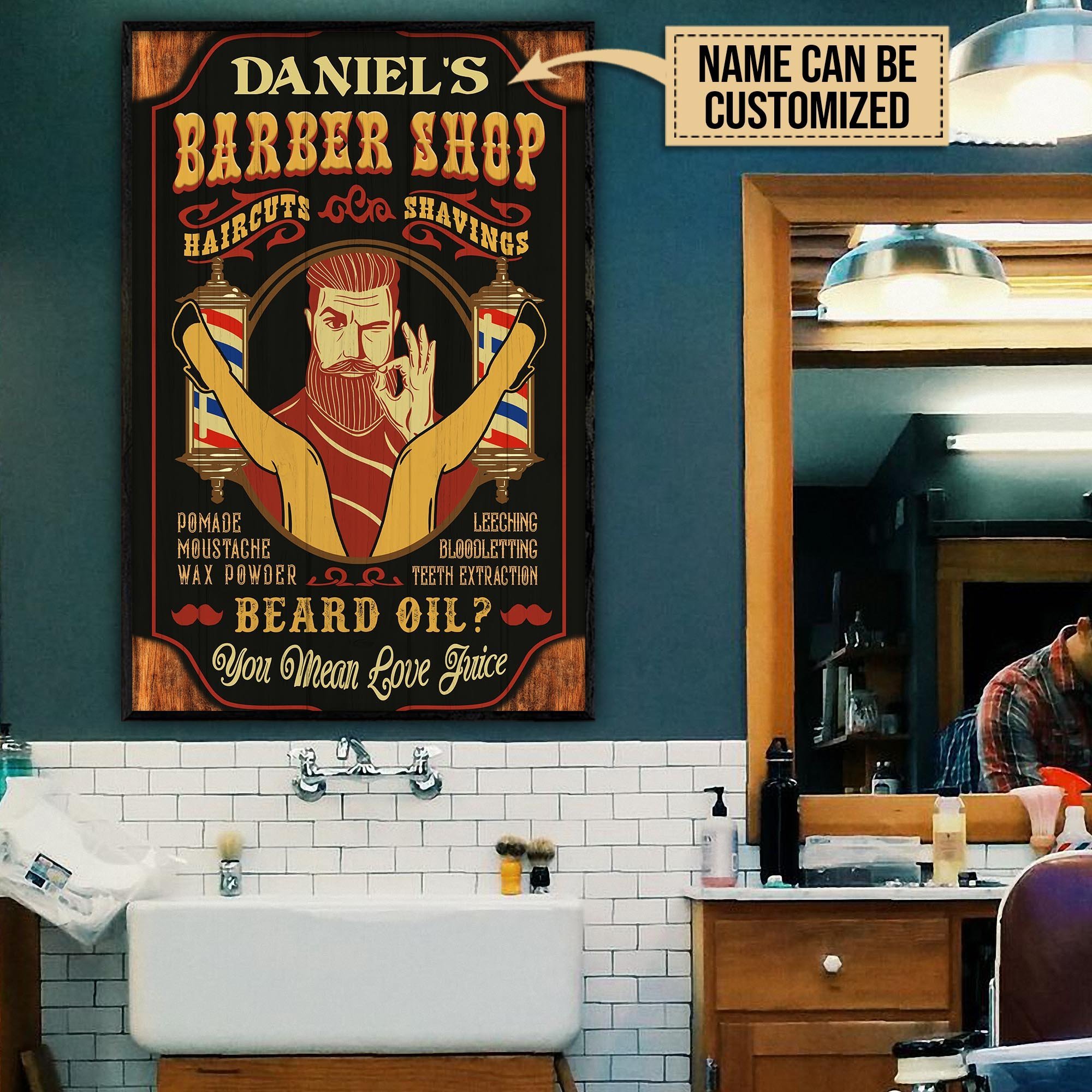 Personalized Barber Beard Oil Custom &hellip;