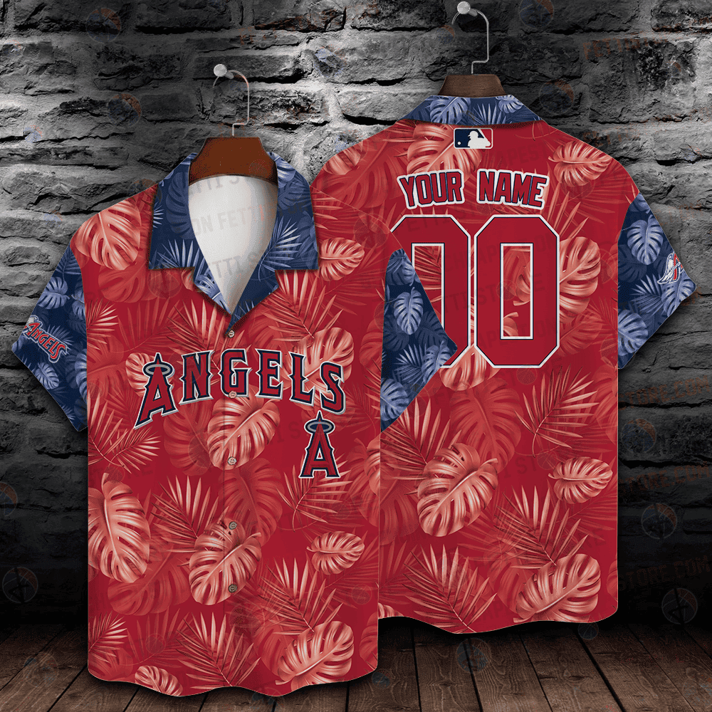Los Angeles Angels Major League Baseball 3D Hawaiian Shirt Shmlbv