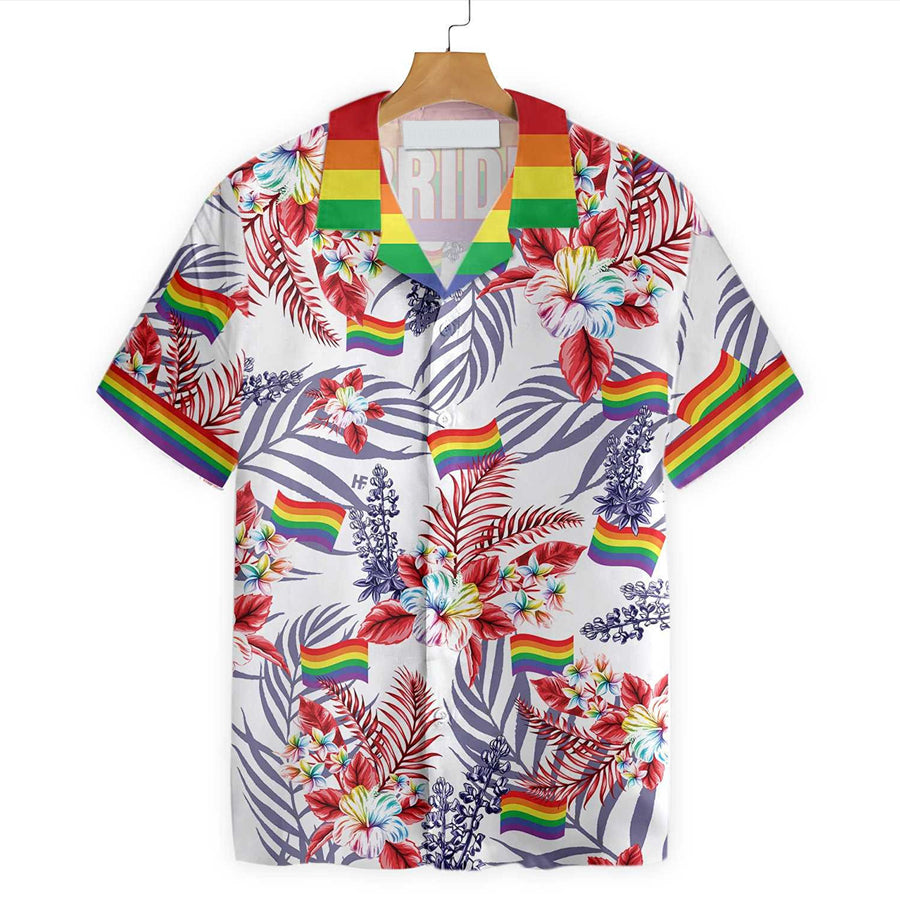 Hawaiian Lgbt Shirt, Vivid Pride Lgbt Bluebonnet Design Hawaiian Shirt, Aloha Hawaiian Shirt