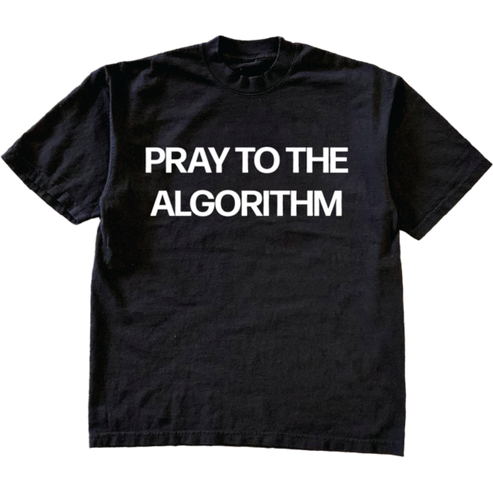 Pray to the Algorithm T shirt Outfit