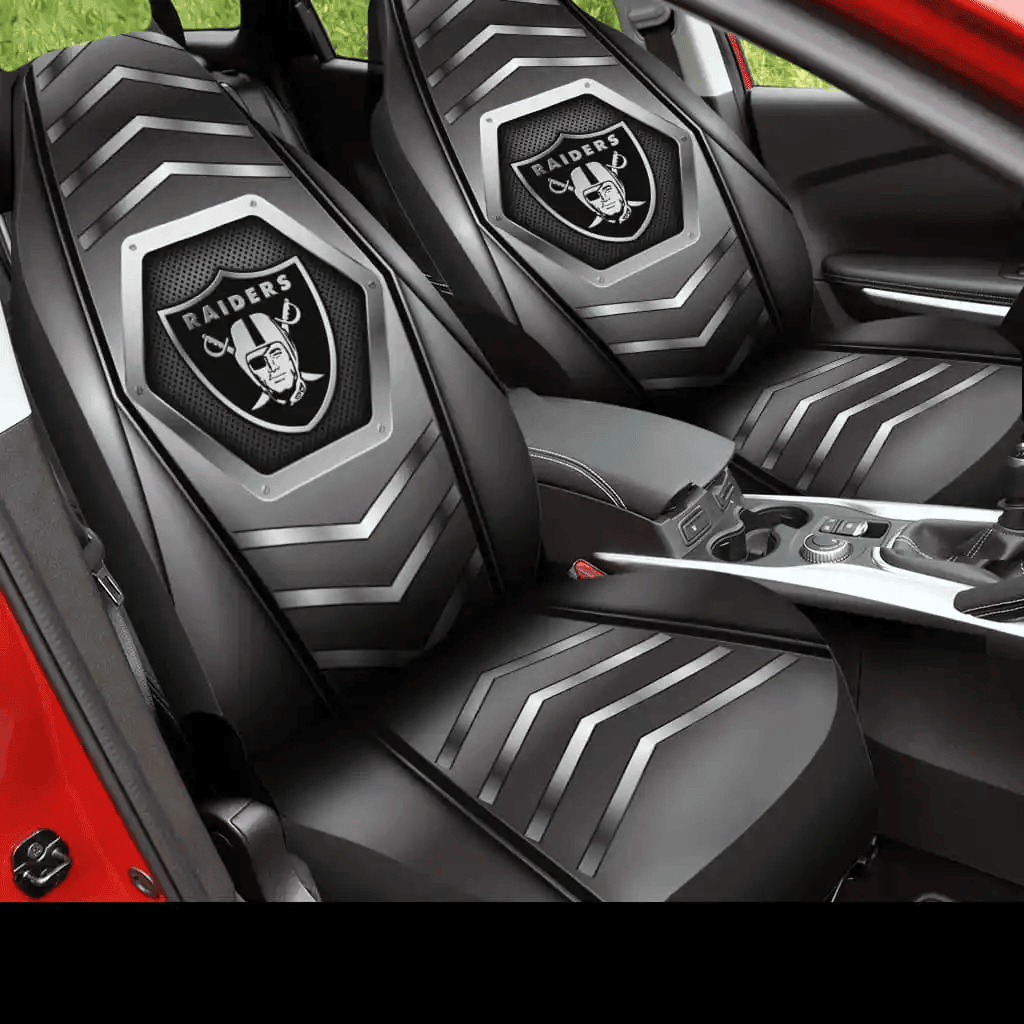 Las Vegas Raiders Car Seat Cover Set CSC9627