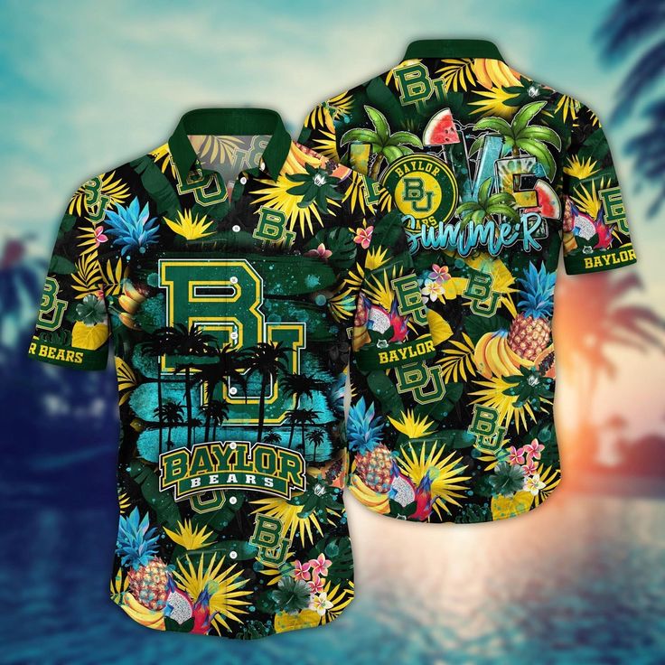 NCAA Baylor Bears Hawaiian Shirt Isl …