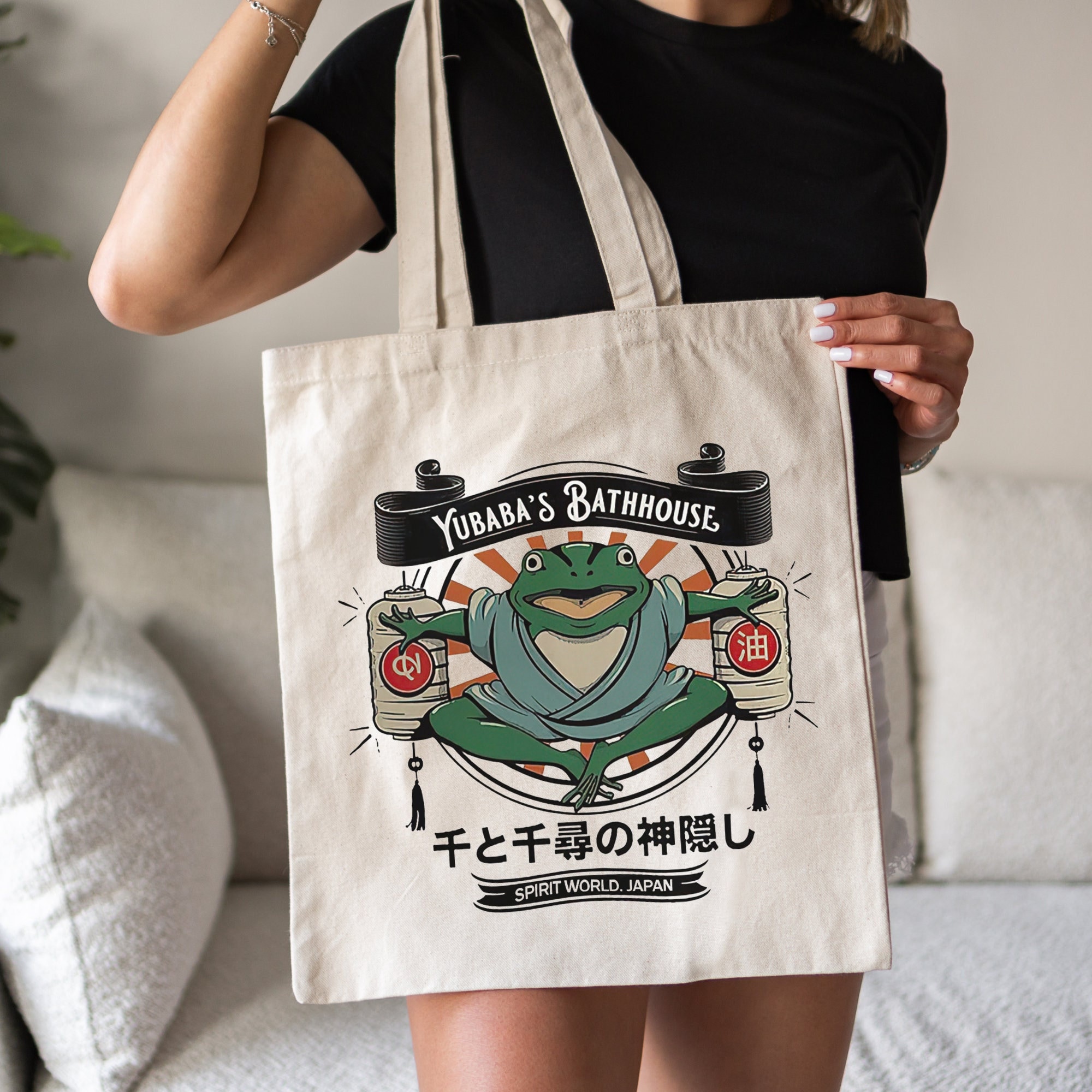 Spirited Away Inspired Yubaba’s Bathhouse Tote Bag