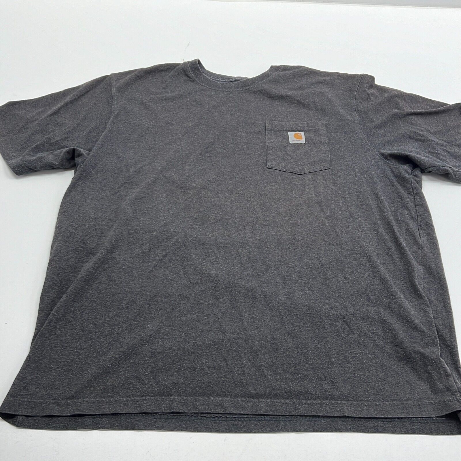 Carhartt Men's Gray Pocket Short Sleeve Crew Neck Pullover T-Shirt Size 2XL  - Foxyshop Fashion