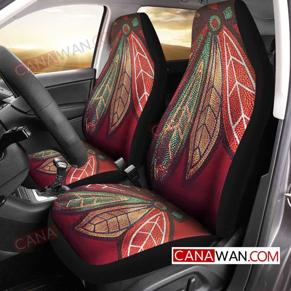 Chicago Blackhawks Car Seat Cover Set CSC5104