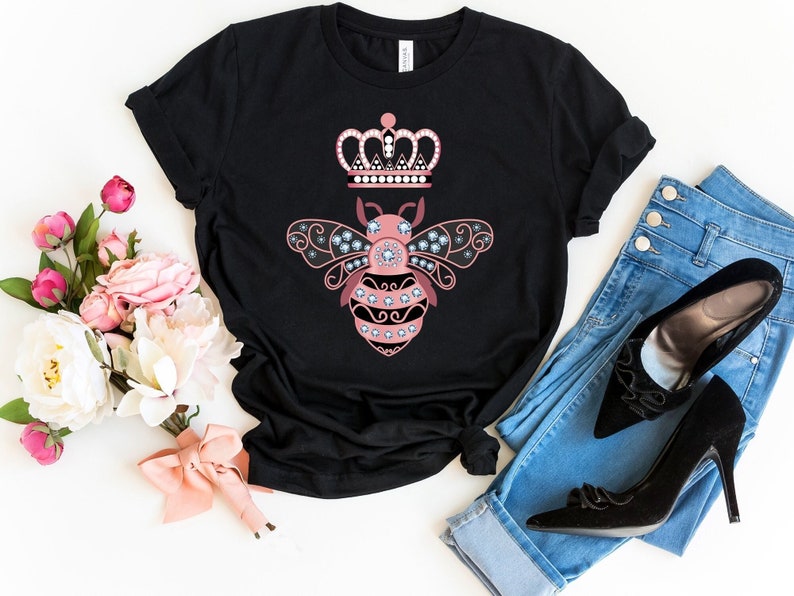 Queen Bee Shirt Women Queen Bee T Shirt, Queen Bee Tank Top, Queen Bee Sweatshirt, Queen Bee Hoodie, Beekeeper Shirt, Bee Lover TShirt Gifts