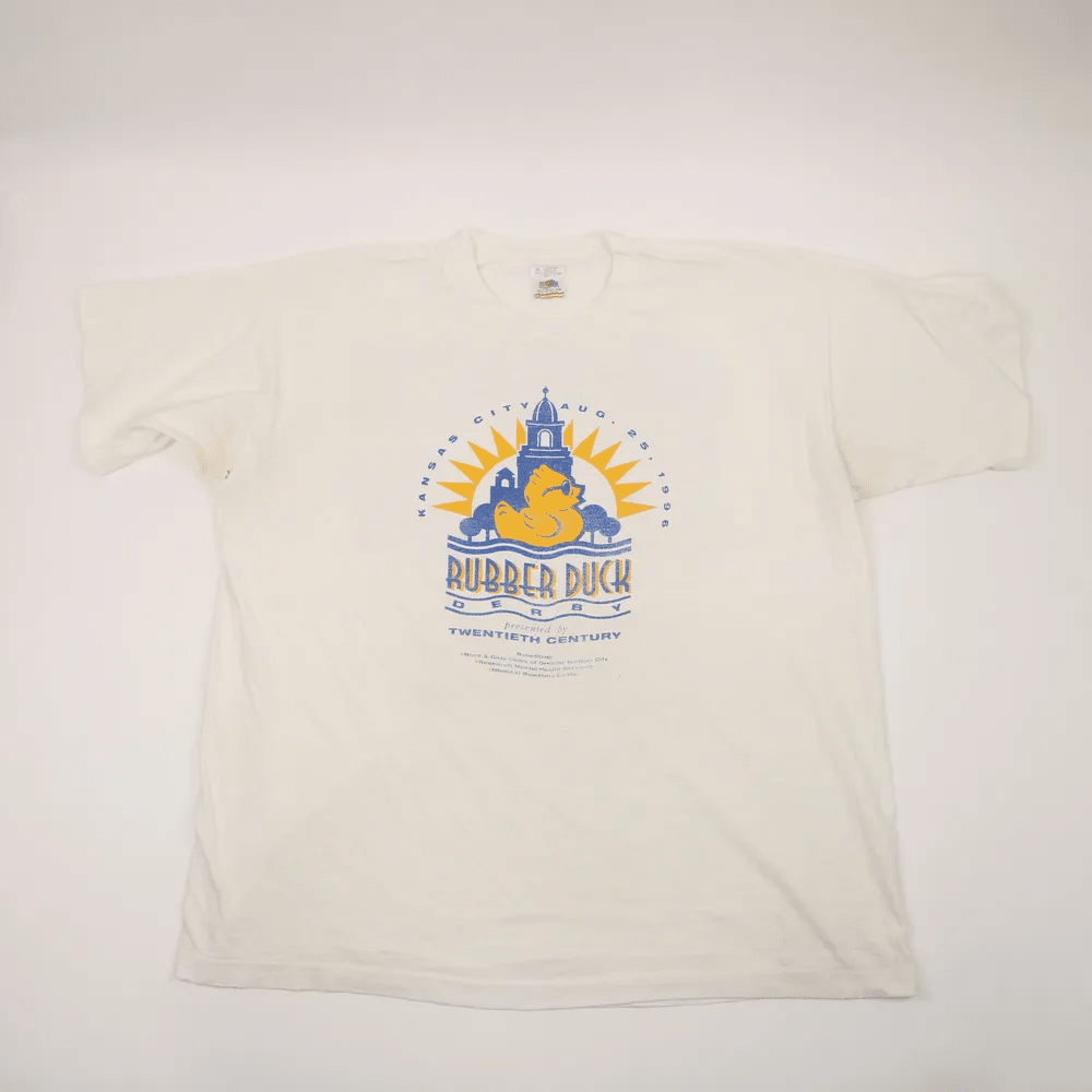 Vintage Kansas City Rubber Duck Derby Shirt Adult Usa