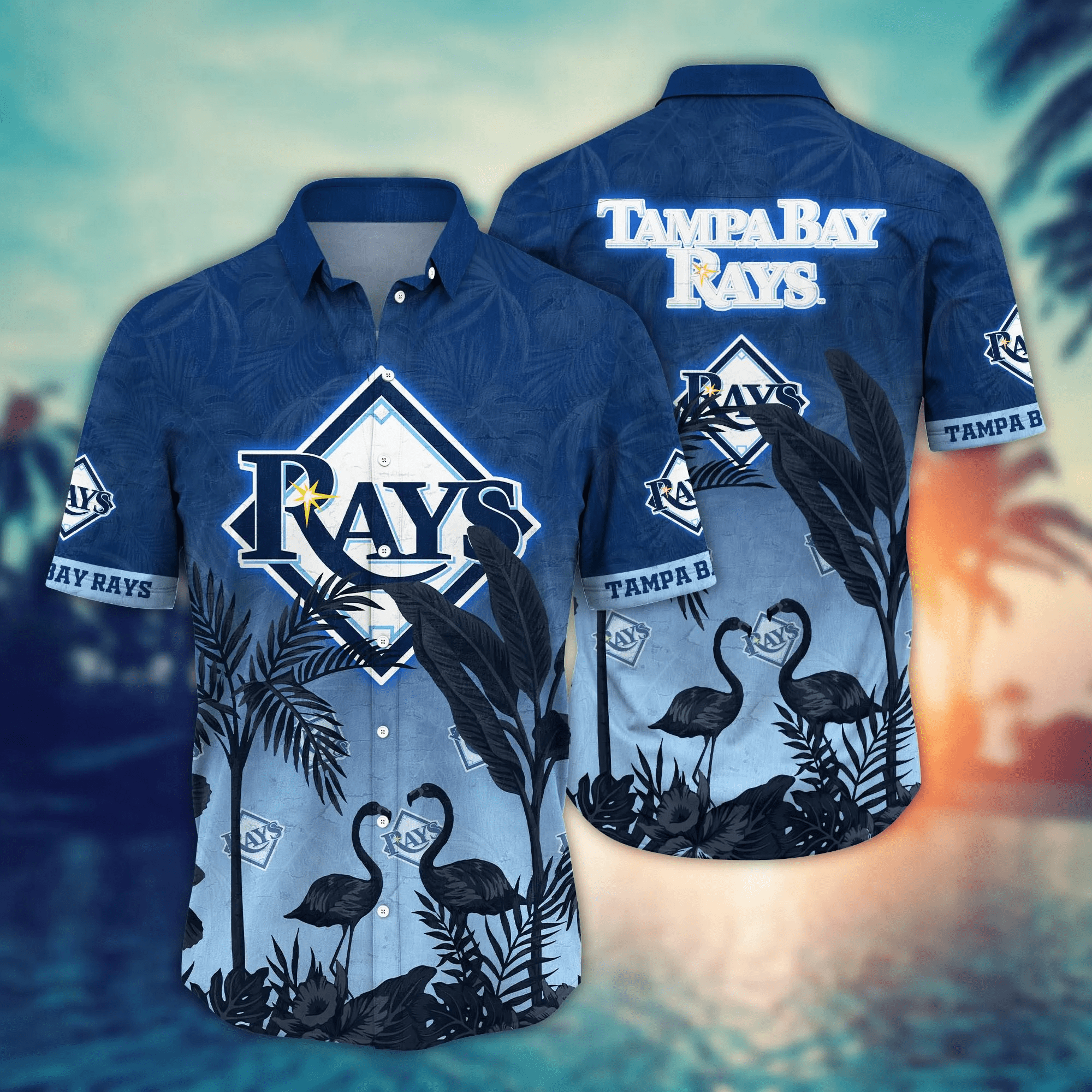 Tampa Bay Rays Mlb Hawaiian Shirt Hammockstime Aloha Shirt