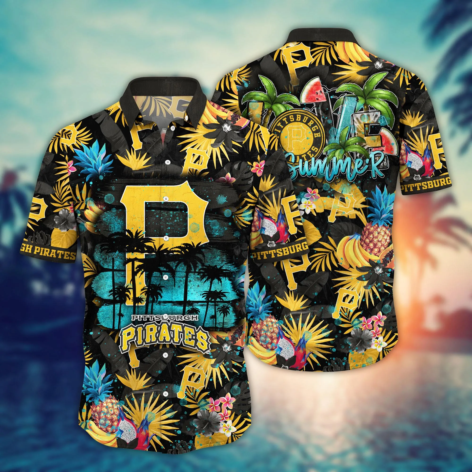 Pittsburgh Pirates Mlb Hawaiian Shirt Hammocks Aloha Shirt