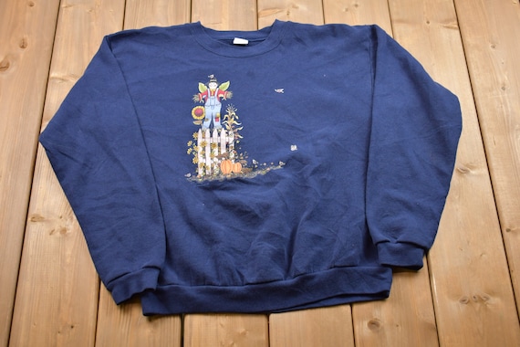 Vintage 1990s Halloween Crewneck Swe … fashionstation