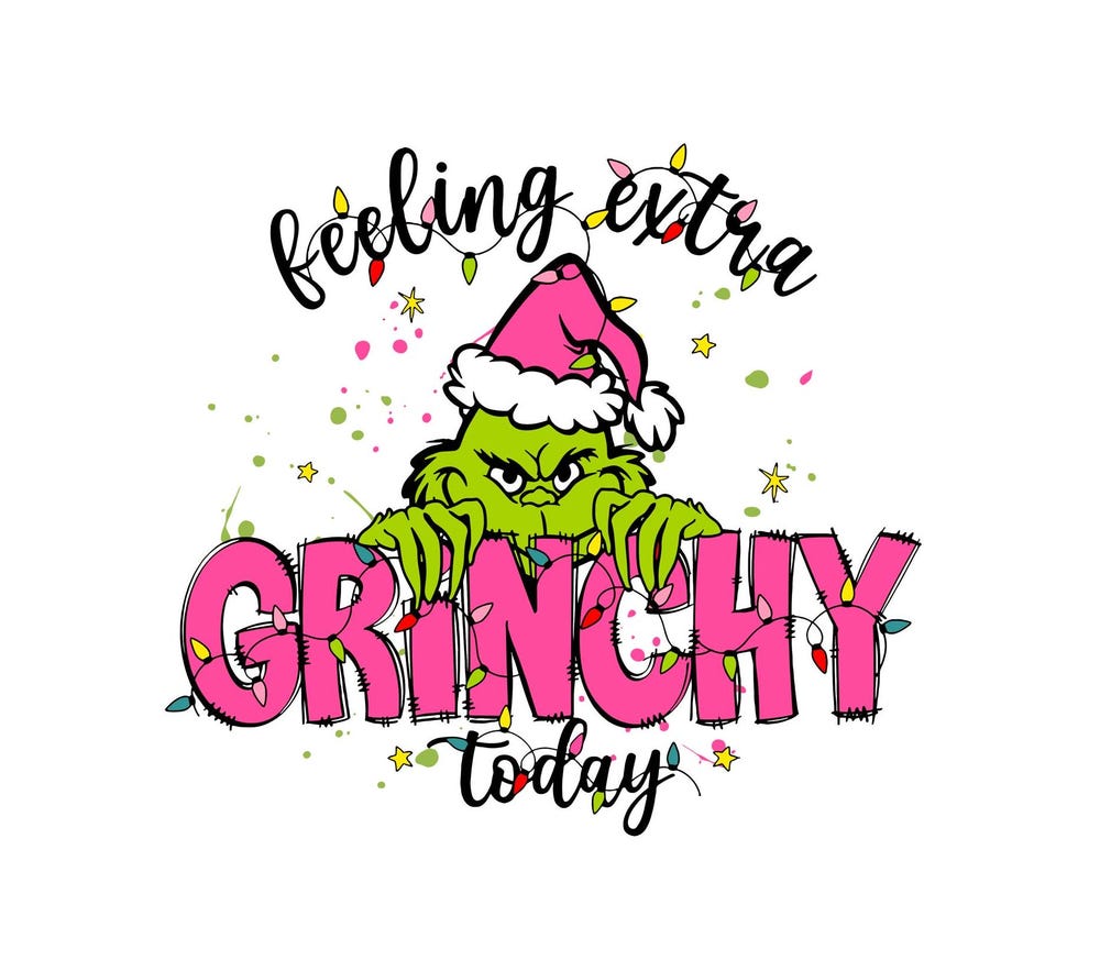 Feeling Extra Grincy Today Bundle Svg, Grinc Christmas Svg, Retro Christmas Svg, Christmas Svg, Retro Christmas Shirt Svg, Instant Download Prowallart Shop