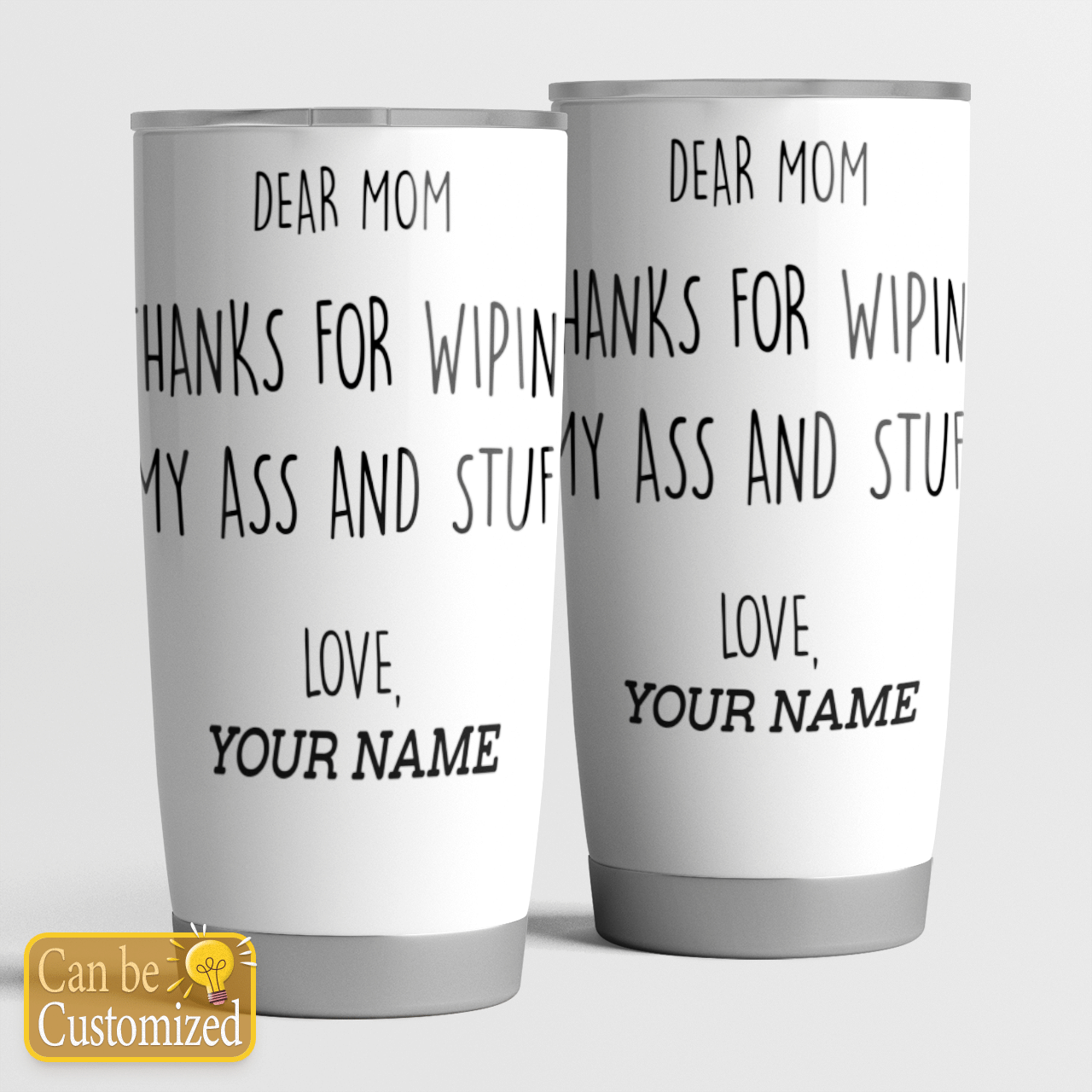 Personalized Mug - Funny Gift For Mom Dear Mom Thanks For Wiping My Butt Mug, Mother'S Day Gift - Alwaysky Store Design For Mom 2024