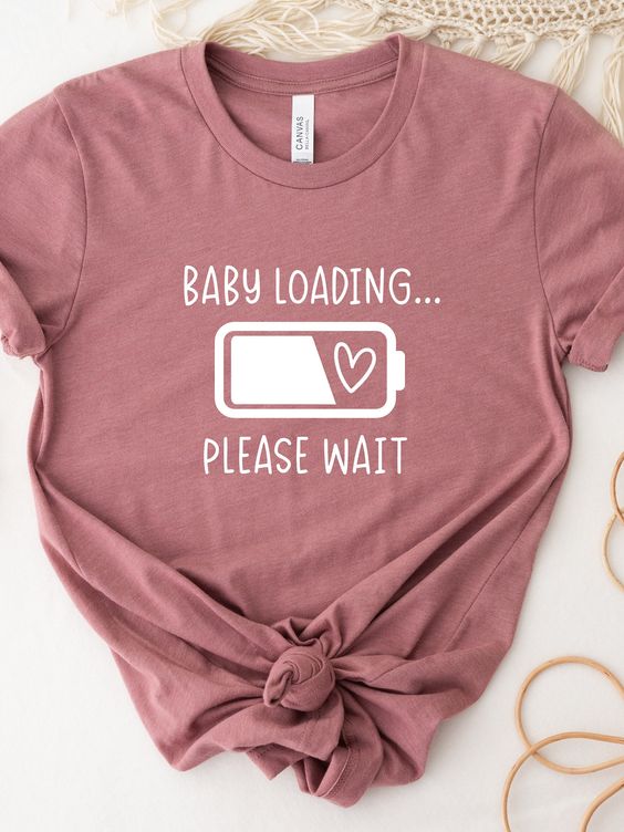 Baby Loading Please Wait Tshirt fashionstation