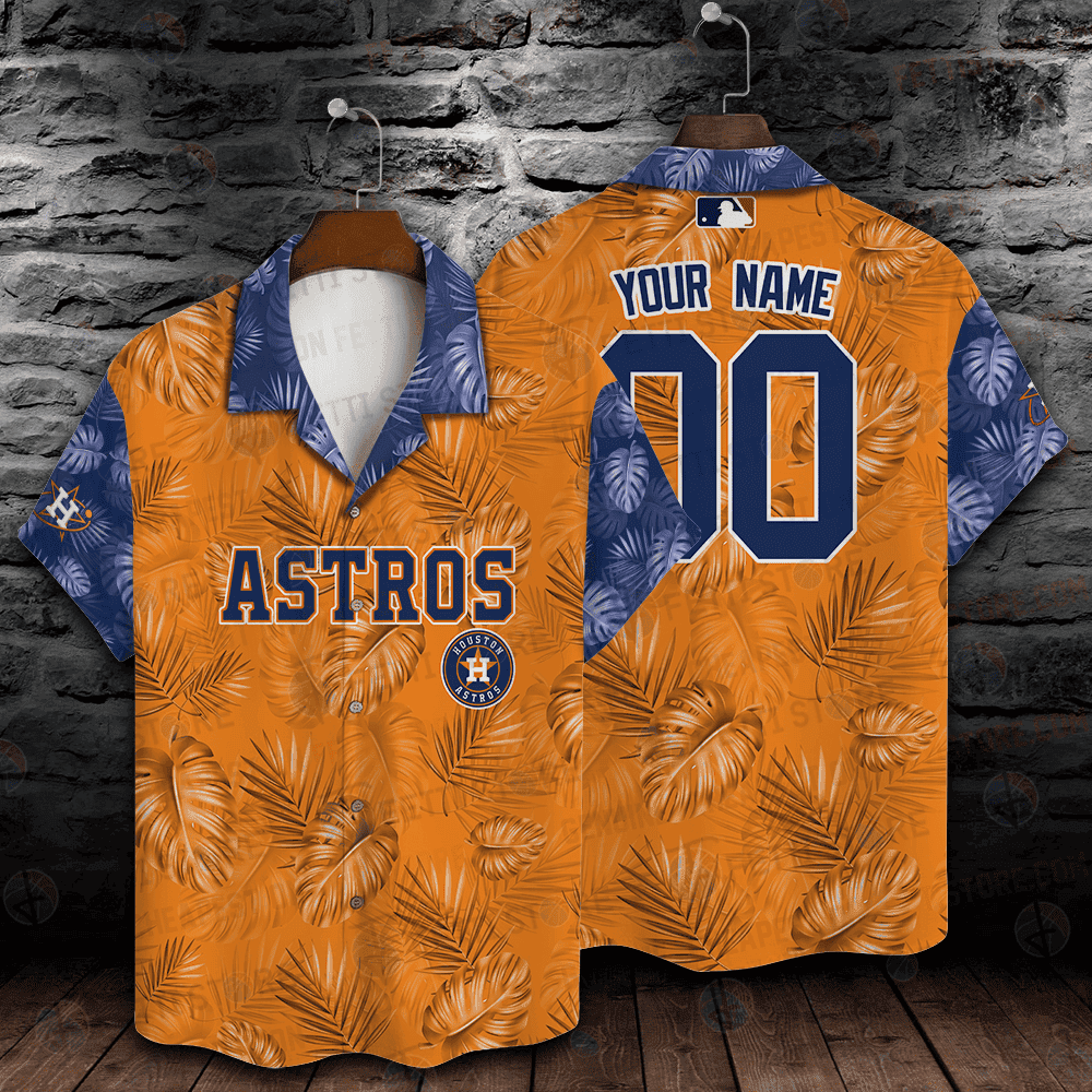 Houston Astros Major League Baseball 3D Hawaiian Shirt Shmlbv