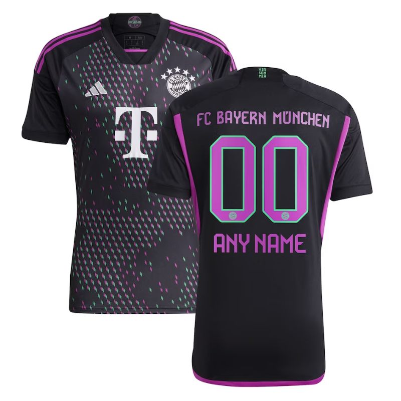 Bayern Munich 2023/24 Away Custom Jersey – Black.