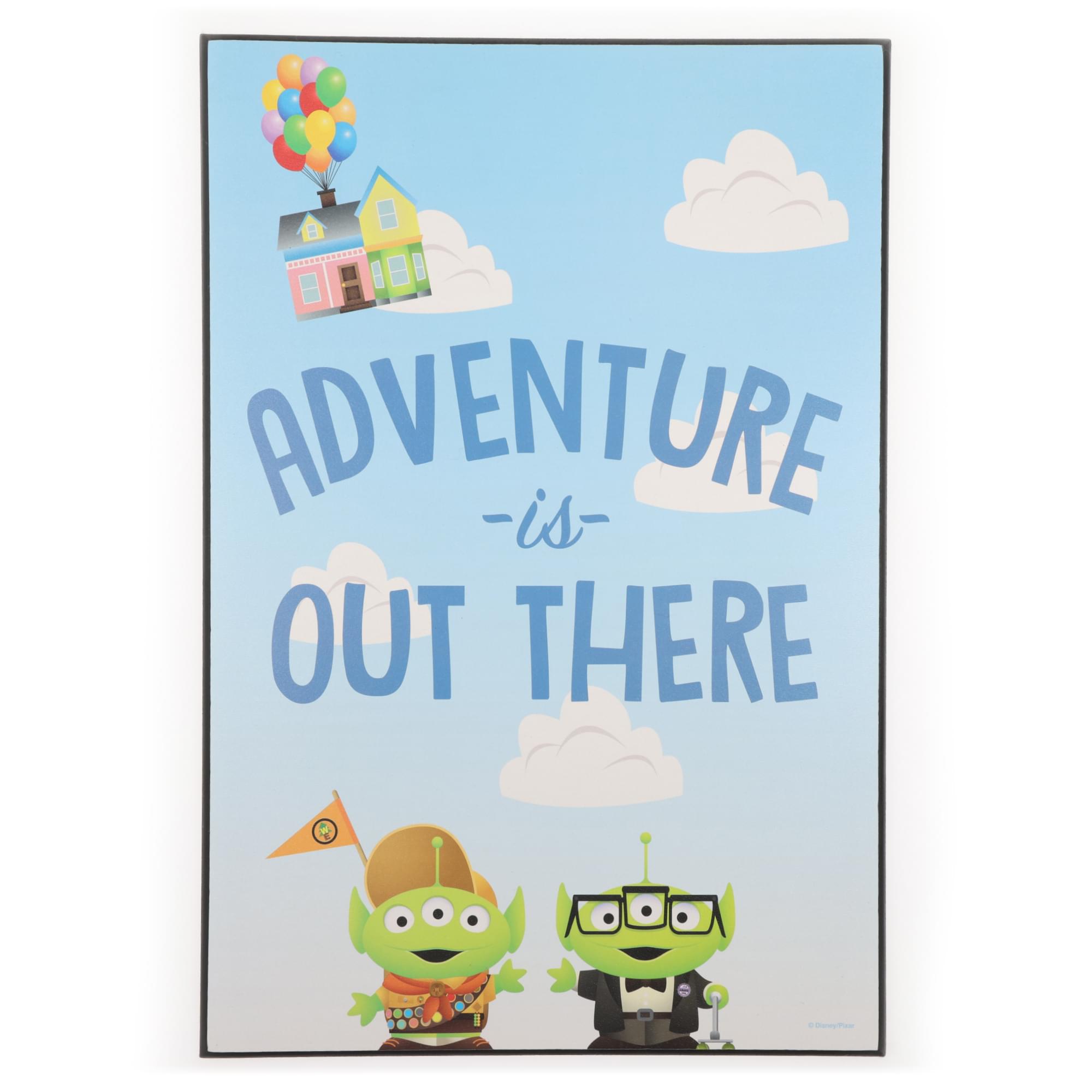 Disney/ Pixar "Adventure Is Out There" 13 X 19 Inch Framed Mdf Wall Art