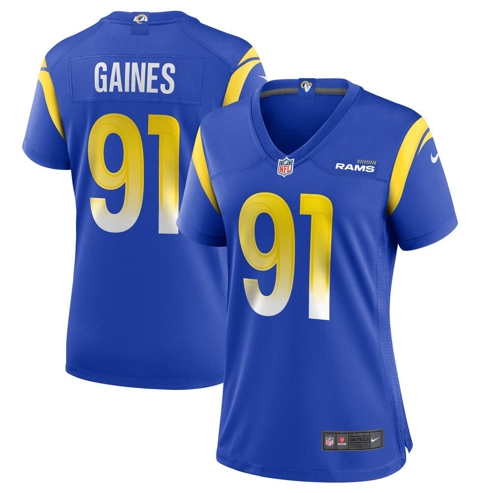 Women’S Los Angeles Rams Greg Gaines Nike Royal Game Jersey ...