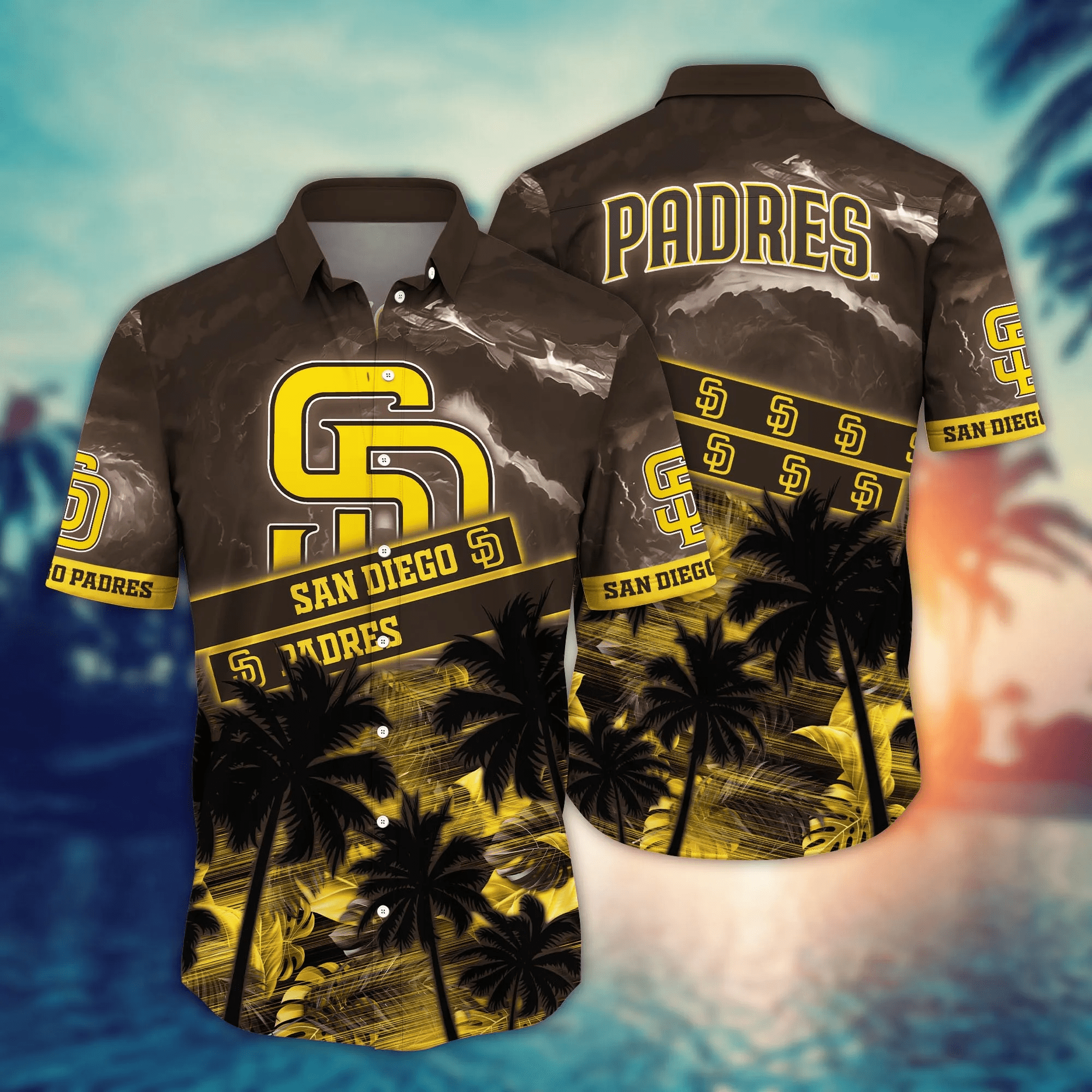 San Diego Padres Mlb Hawaiian Shirt Holiday Aloha Shirt