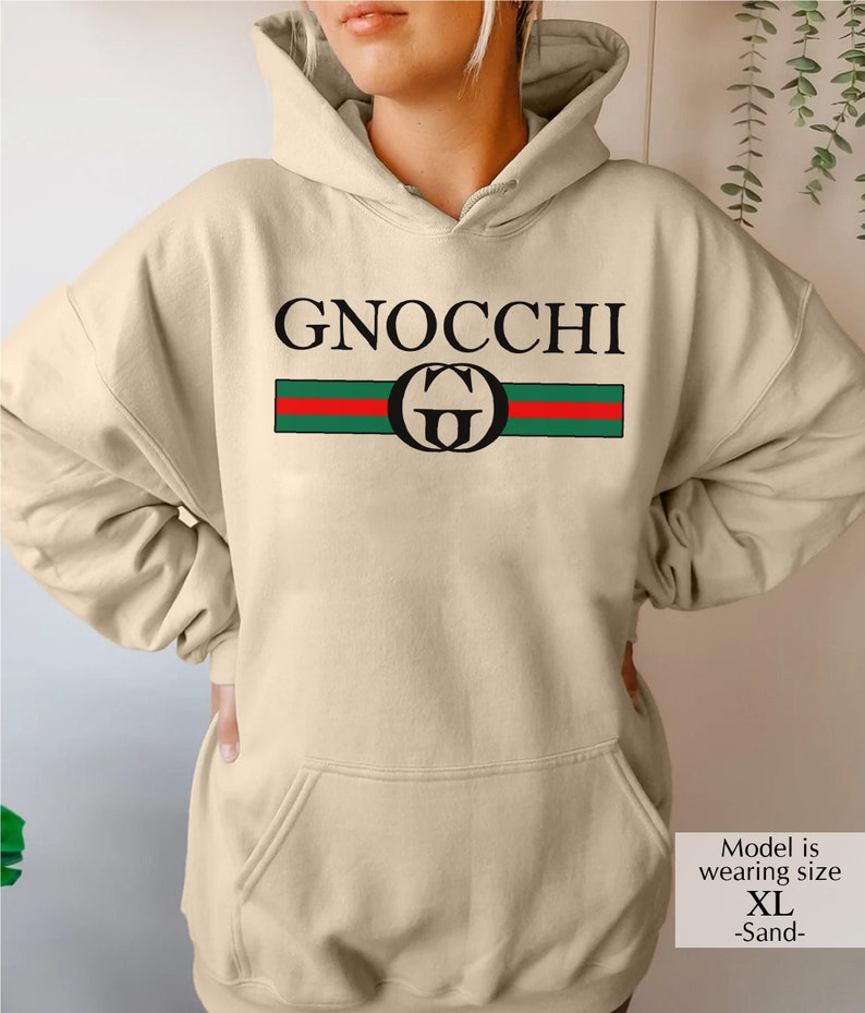 Gnocchi Hoodie, Funny Pasta Sweatshirt, Italian Food Hooded Sweatshirt, Foodie Sweatshirt, Pasta Gift, Women Italian Sweatshirt #CZ00385