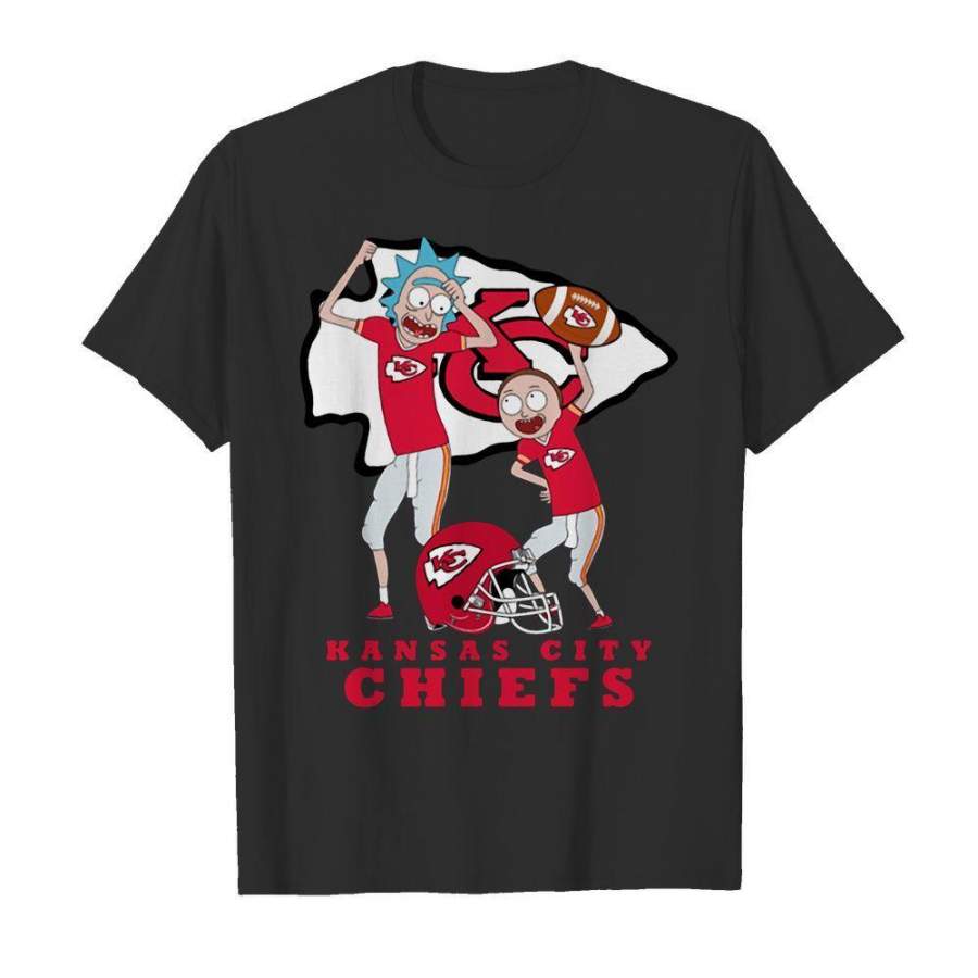 Rick and Morty Kansas City Chiefs T-Shirt