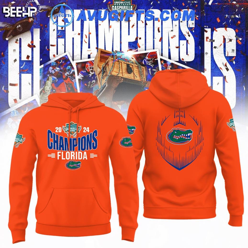 2024 Gasparilla Bowl Champions Florida Gators For Fans Special Edition Hoodie – Zip Hoodie 3D Aop Shirt