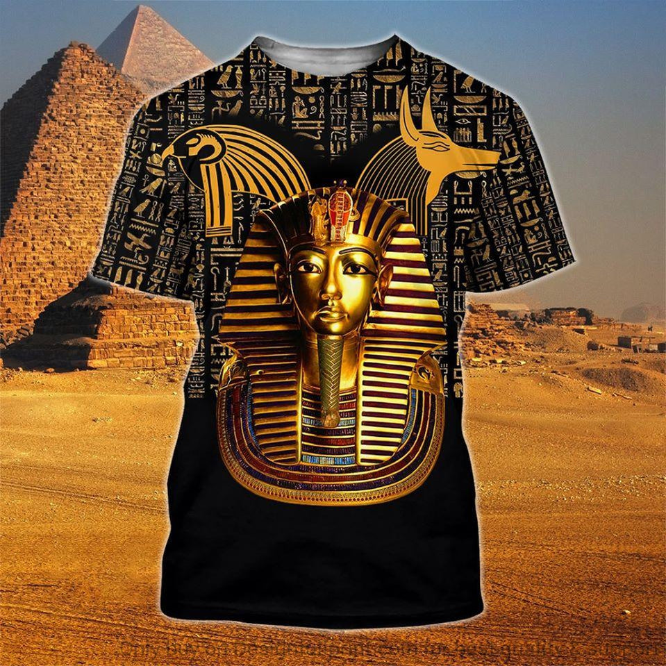 Yellow Egyptian 3D T-Shirt Gift Idea …