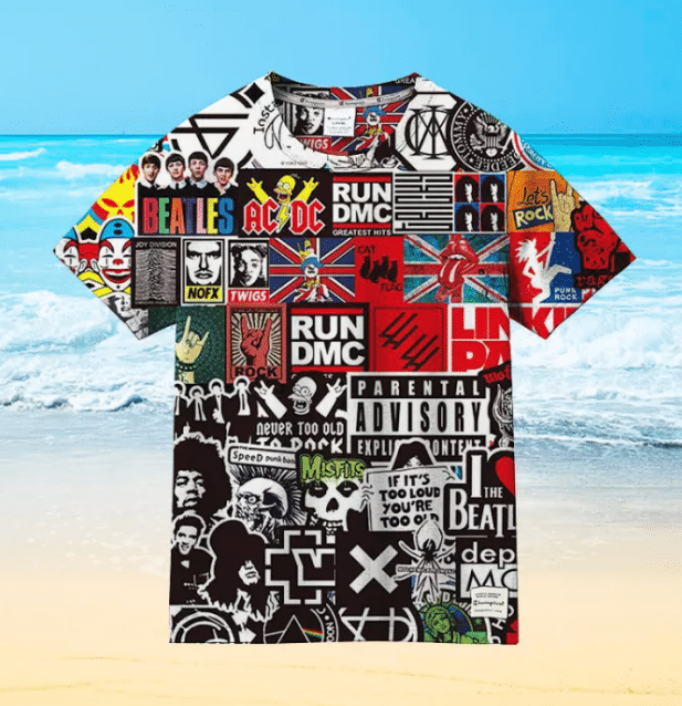 Band Collage For Man And Women 3D T  &hellip;