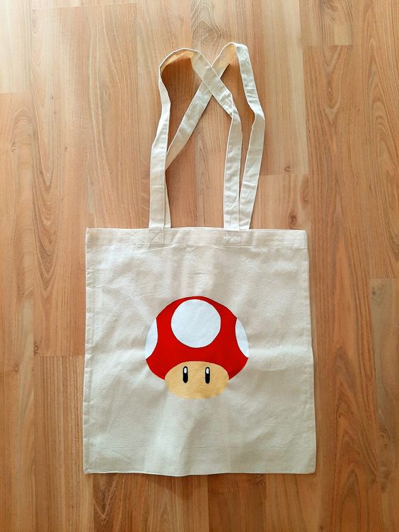 Super Mario tote bag