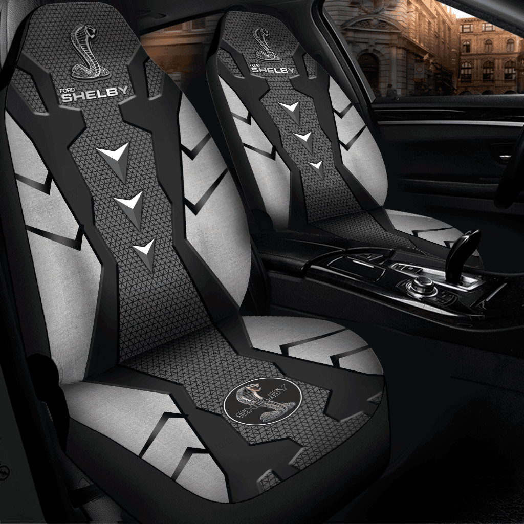 Ford Shelby Mustang Logo Car Seat Cover Set CSC8154