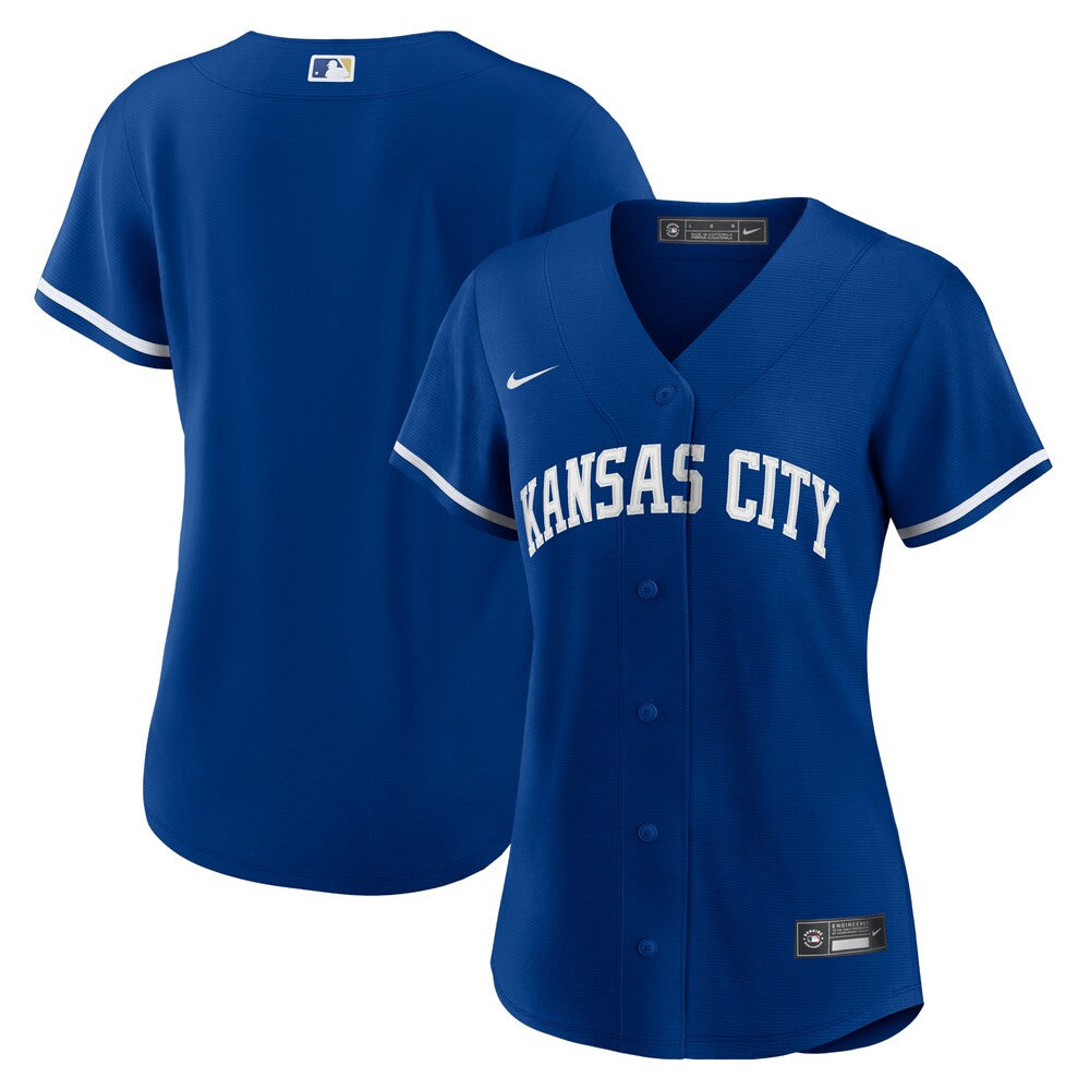 Women’S Kansas City Royals Nike Royal Alternate Replica Team Logo Jersey