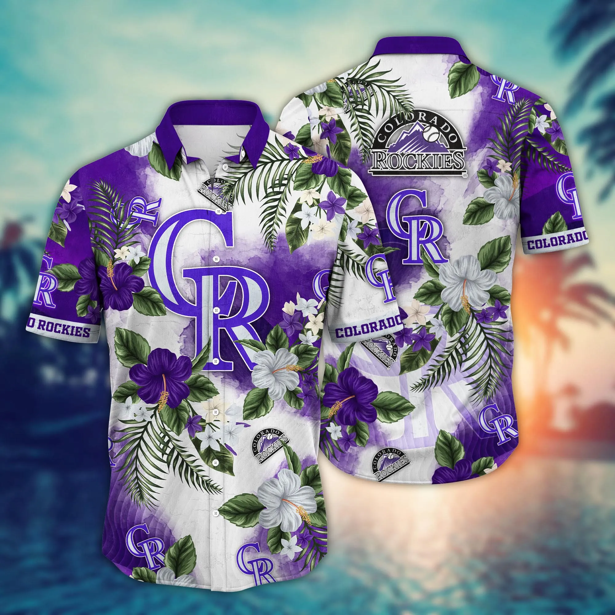 Colorado Rockies Mlb Hawaiian Shirt Tropicaltime Aloha Shirt