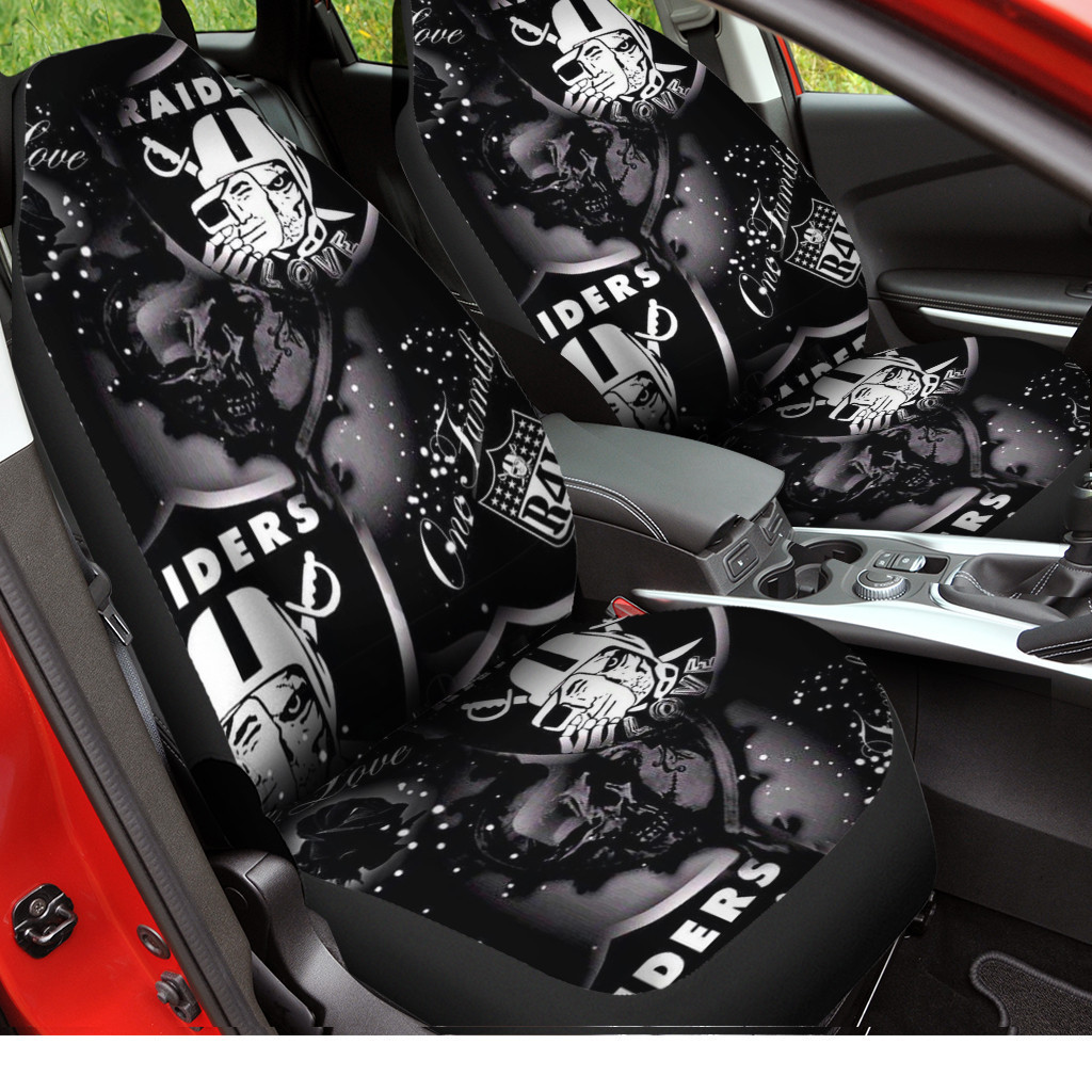 Las Vegas Raiders Car Seat Cover Set CSC1358