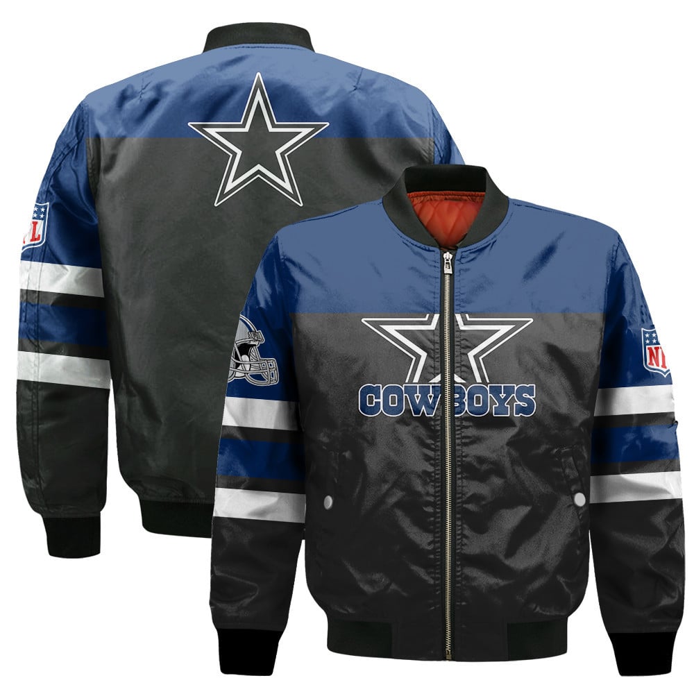 Dallas Cowboys Logo NFL 2024 Unisex Bomber Jacket