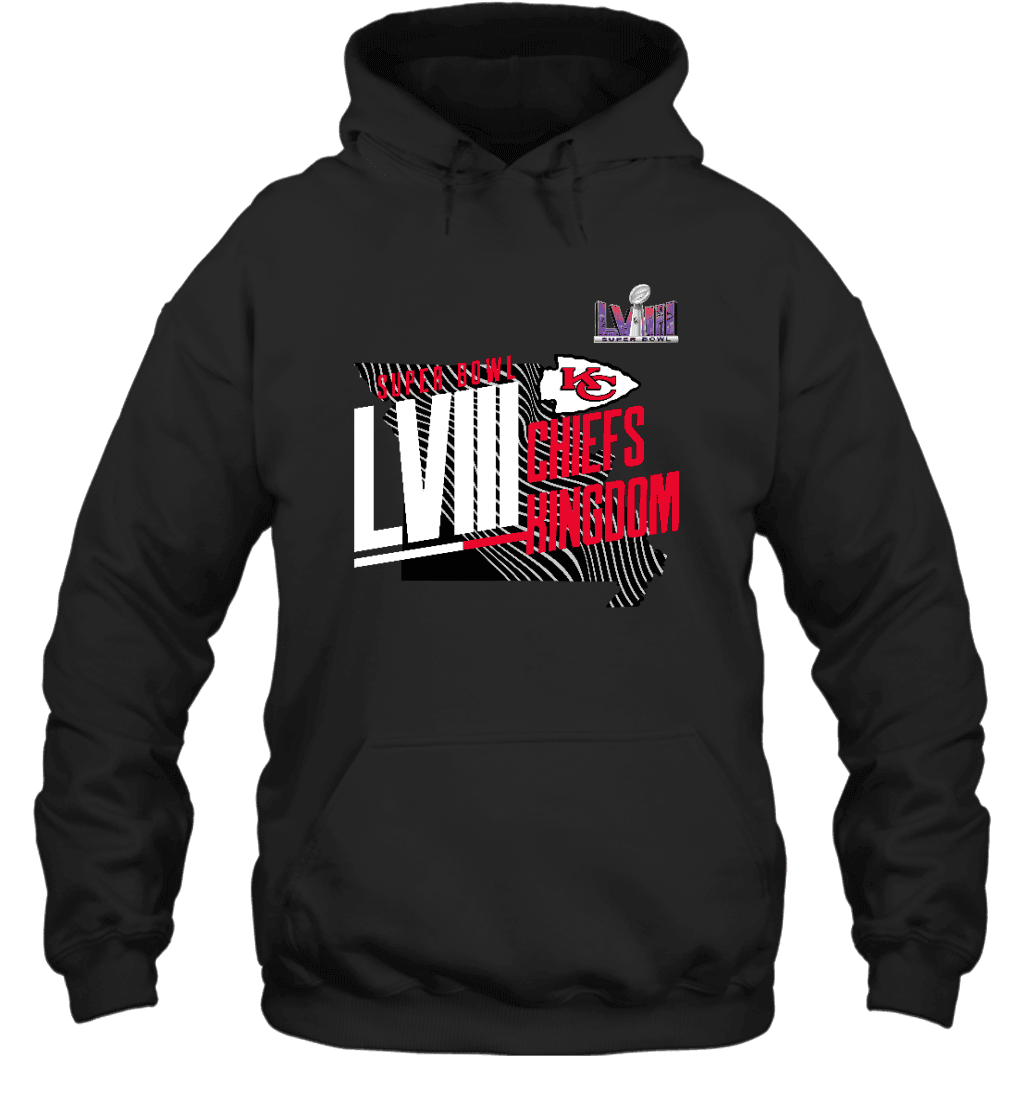 Kansas City Chiefs Super Bowl LVIII Maps Unisex 2D Hoodie