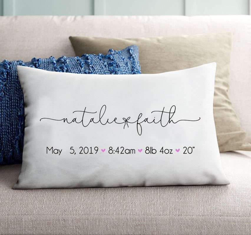 Custom Pillow Cover, Gift For Baby G …