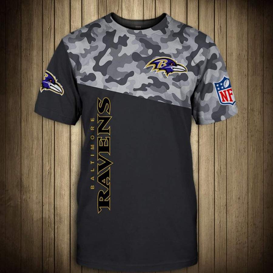 Baltimore Ravens Military T Shirt 3D …