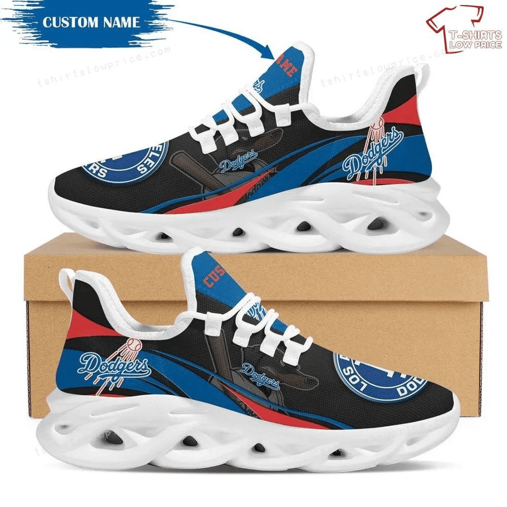 Personalize Los Angeles Dodgers Max Soul Running Shoes