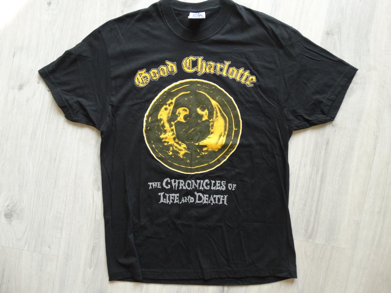 Vintage 2005 Good Charlotte American Rock Band Pop Punkalternative Rock Punk Rockemopop Rockthe Chronicles Of Life And Death Tour Shirt