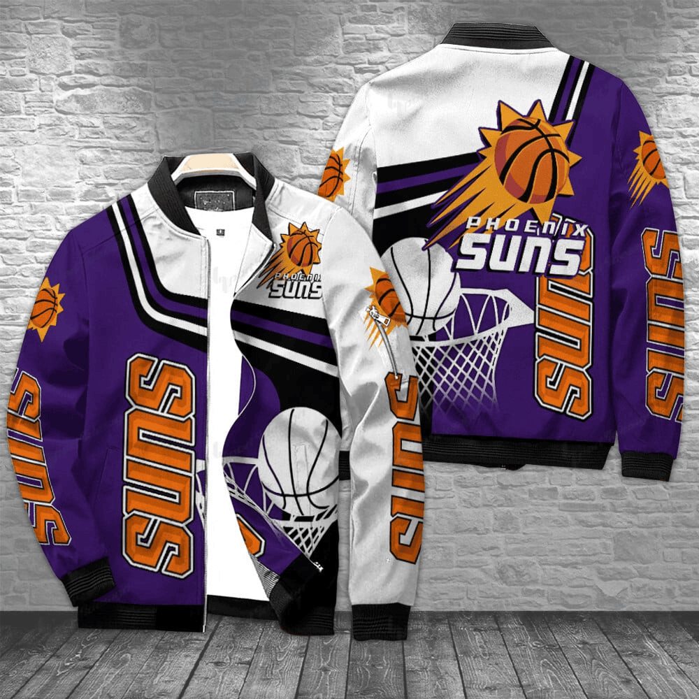 Phoenix Suns Personalized Unisex Bomber Jacket