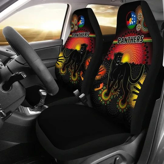 NRL Penrith Panthers NAIDOC Week Car Seat Cover Set CSC3889