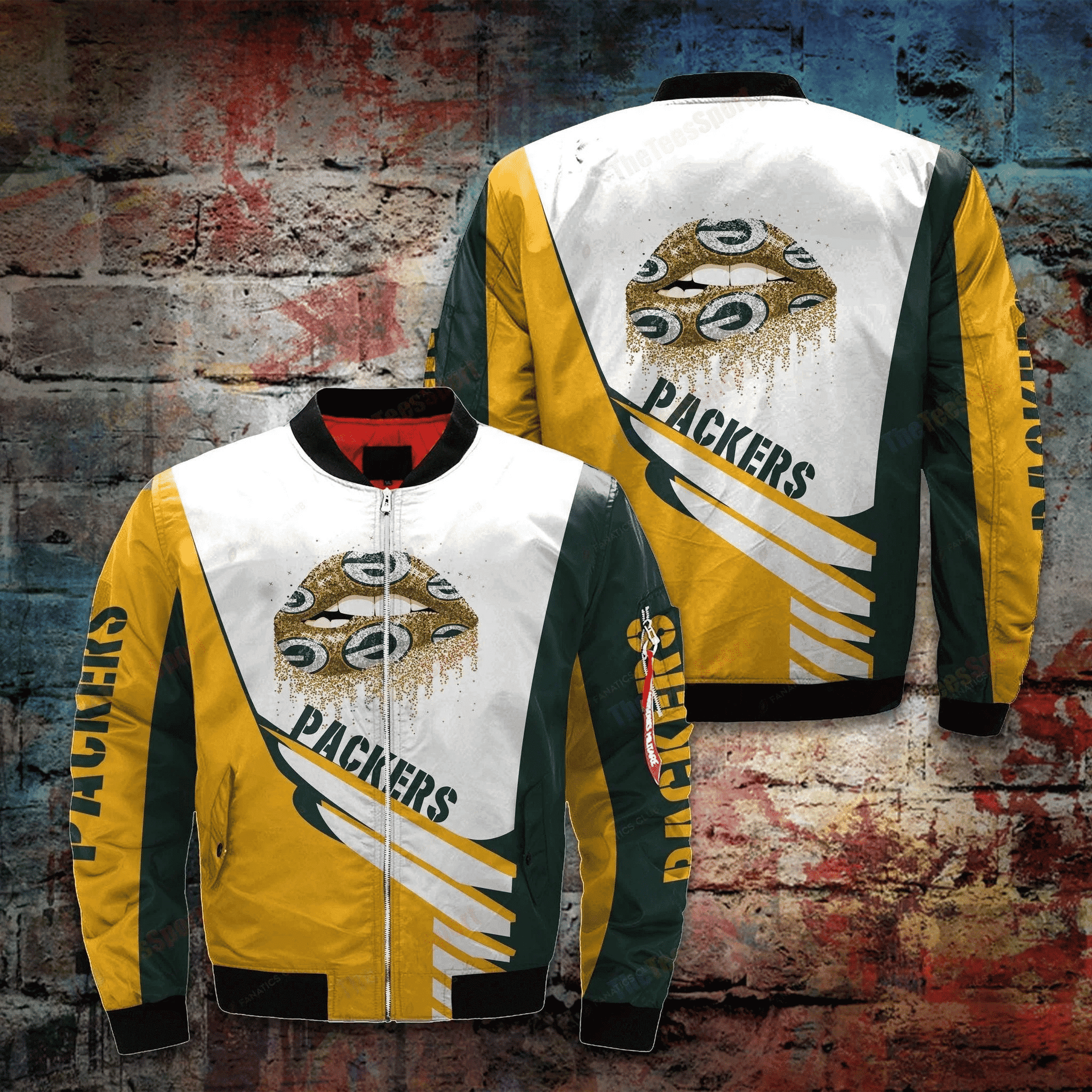 Green Bay Packers Unisex Bomber Jacket BJ1327