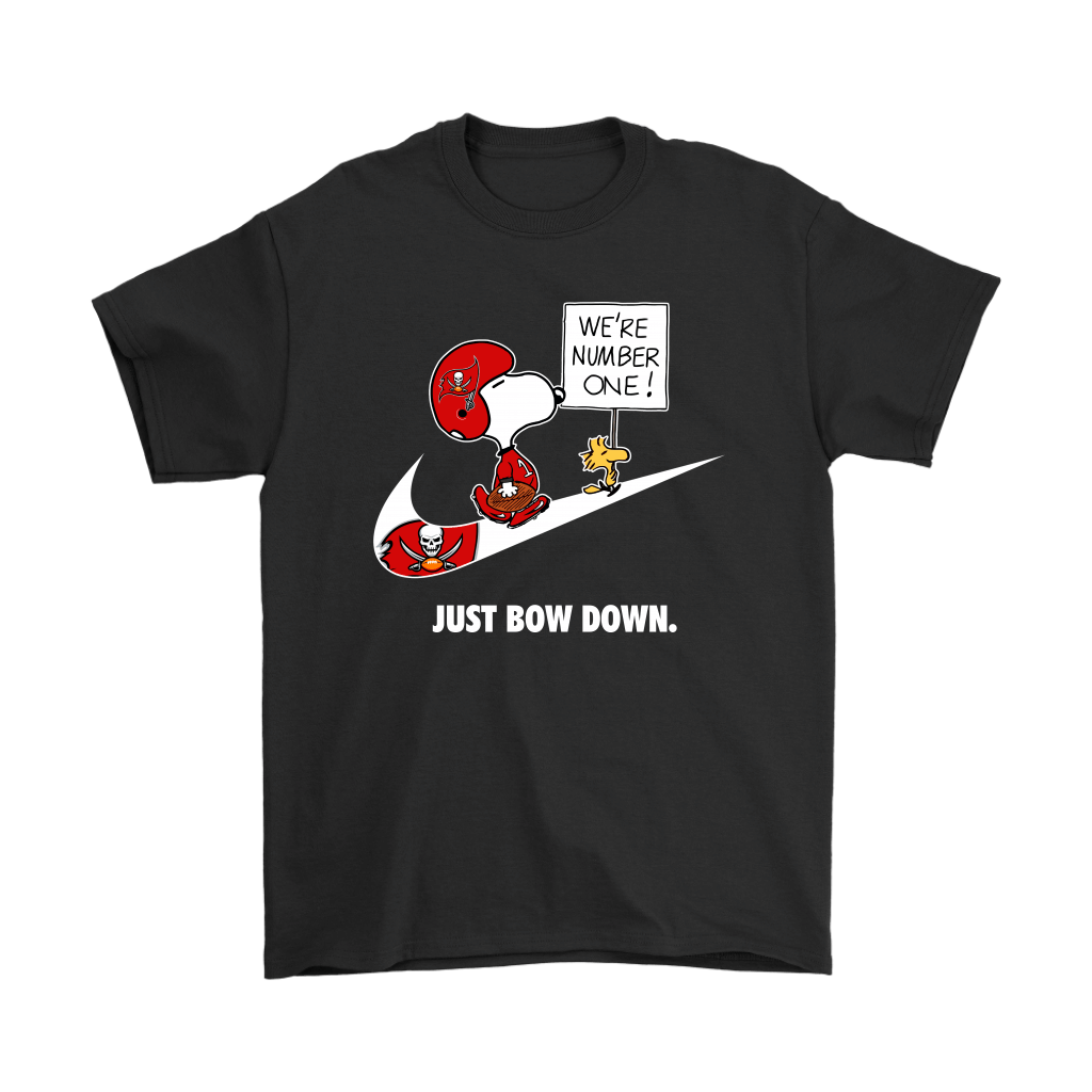 Check out this awesome Tampa Bay Buccaneers Are Number One - Just Bow Down Snoopy Shirts