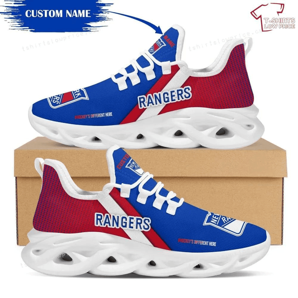 Personalize New York Rangers Max Soul Sneakers Running Shoes